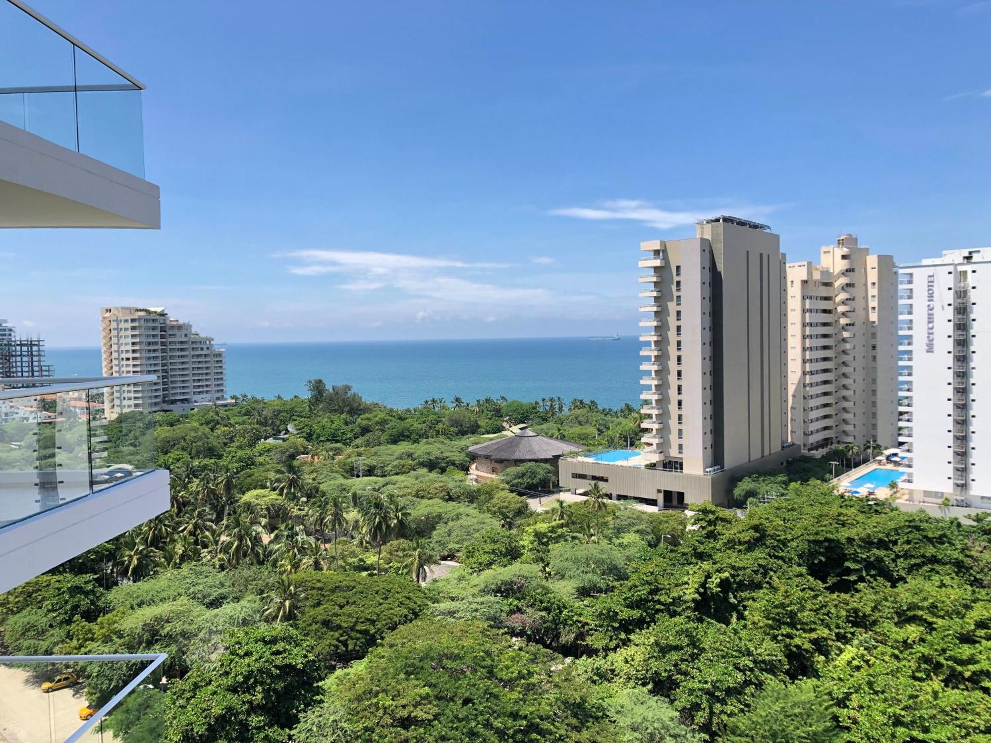 Apto Con Alucinante Vista Al Mar En Bello Horizonte Santa Marta Apartment Exterior photo